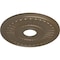 Ekena Millwork Melonie Ceiling Medallion (Fits Canopies up to 6 3/8"), 16"OD x 3 5/8"ID x 3/4"P, Warm Silver CM16MLWSS - alternate 4